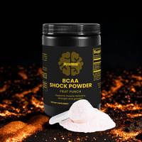 BCAA Shock Powder – Rapid Muscle Recovery & Lean Muscle Growth | 5000mg BCAAs + Glutamine, Fruit Punch Flavor | 292g | Made in USA