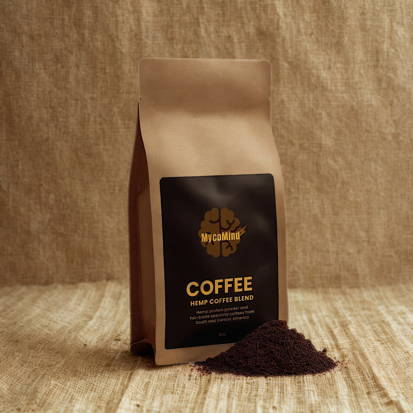 Hemp Coffee Blend - Medium Roast 4oz